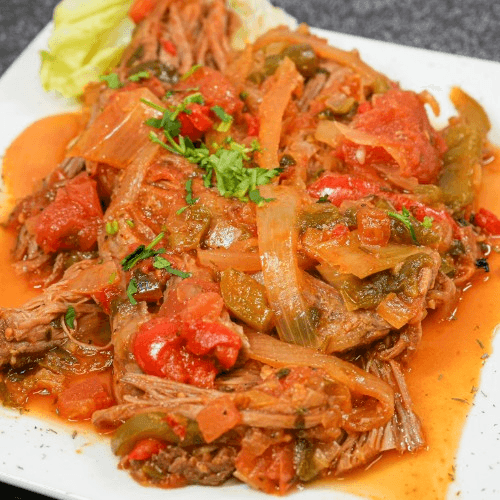 Sobrebarriga en Salsa.