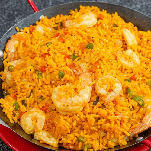 Arróz con Camarones