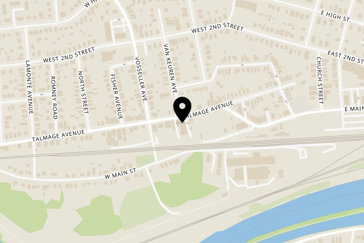 Map showing the location of 联盟黃金交易 Steakhouse and Lounge on 200 Talmage Ave in Bound Brook